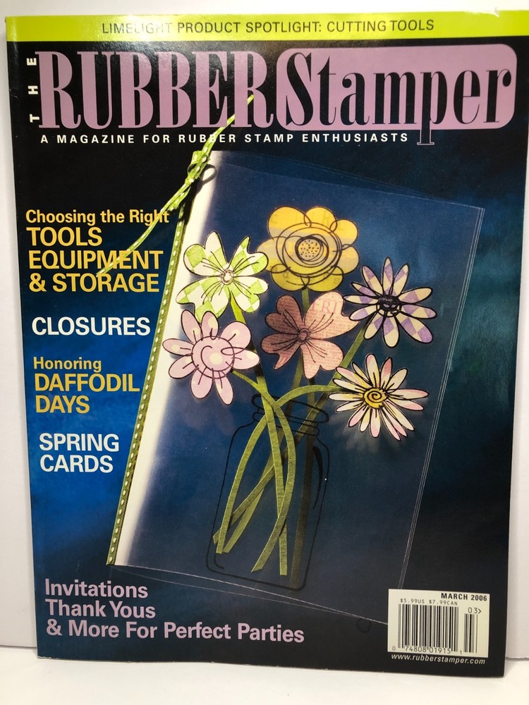 THE RUBBER STAMPER Magazine 2006 & 2007 - 9 Issues
