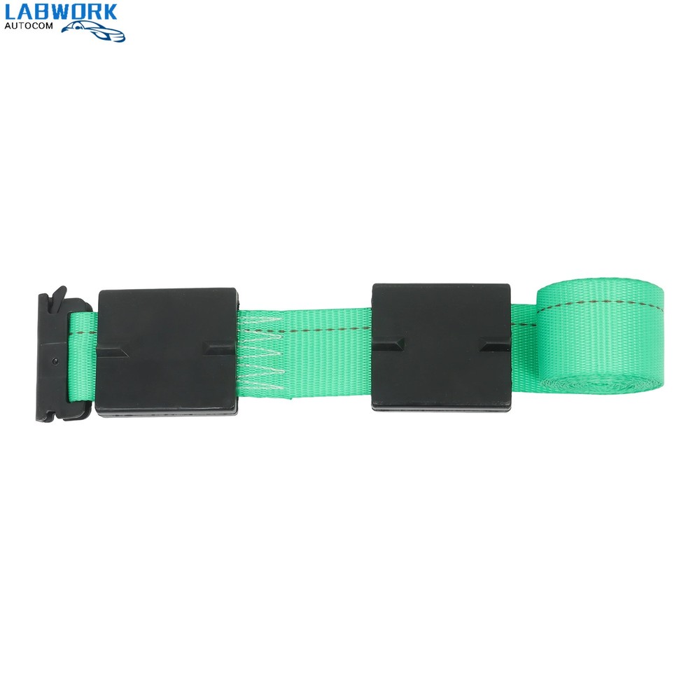 For Trailers Green E Track Wheel Chock Set & 8' Green Ratchet Straps Polyester