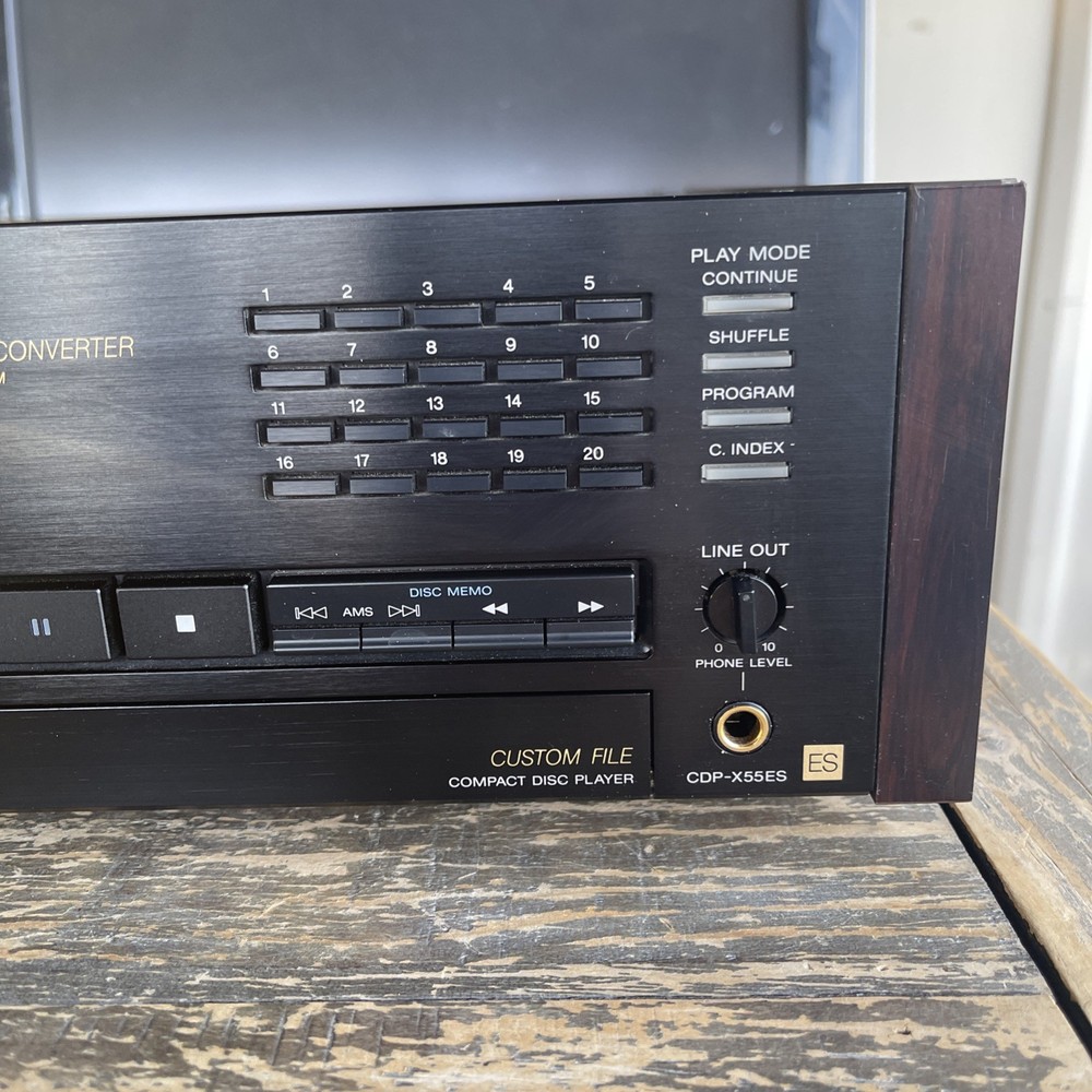 Sony CDP-X55ES Stereo Compact Disc Player CD Player Linear Converter “ READ”