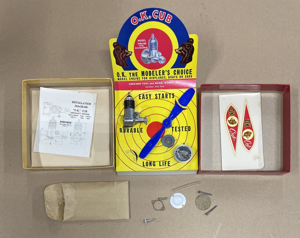 O.K. CUB MODEL ENGINE - OK .039 - NEW - Vintage