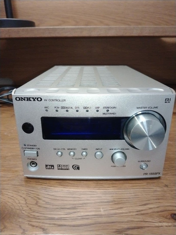 Onkyo PR-155SPX AV Controller Processor Powers On Untested Silver Japan