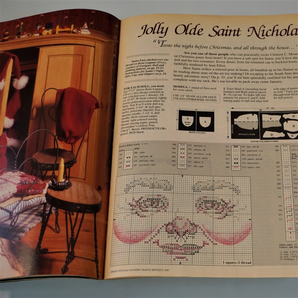 Cross Stitch And Country Crafts 1990 Patterns