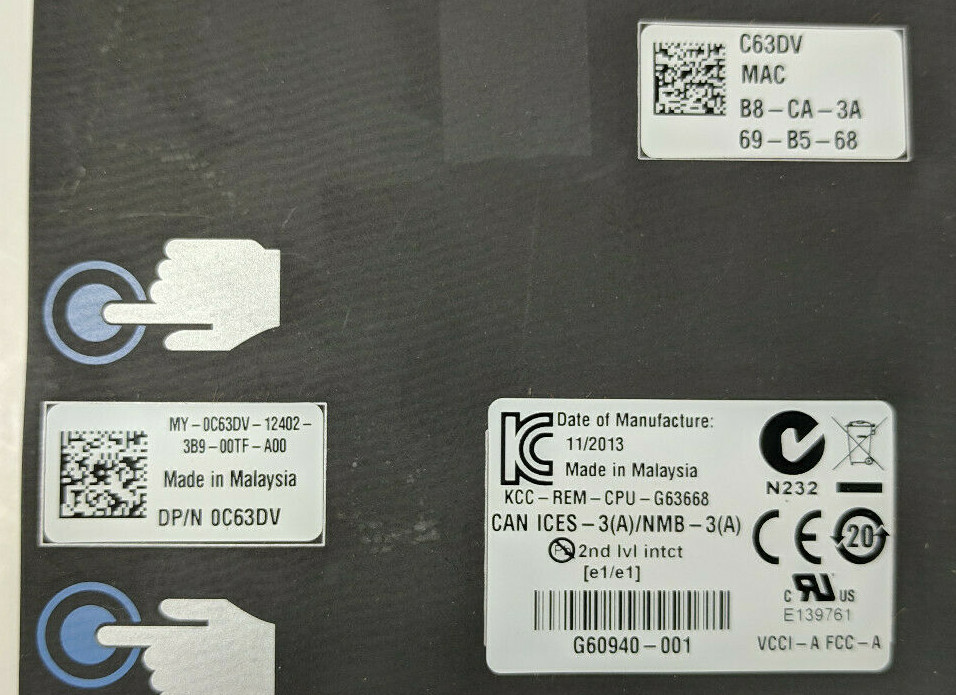 Intel KCC-REM-CPU-G63668 Ethernet Server Adapter 10G 4P