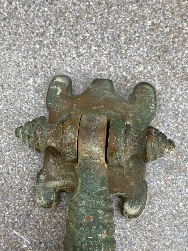 Antique Original Art Nouveau solid Bronze Door Knocker