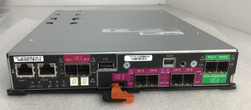 NetApp 3650 Model 0892 E-Series 12x 3.5" SAS Bays Storage array 2x E-X270800A-R6