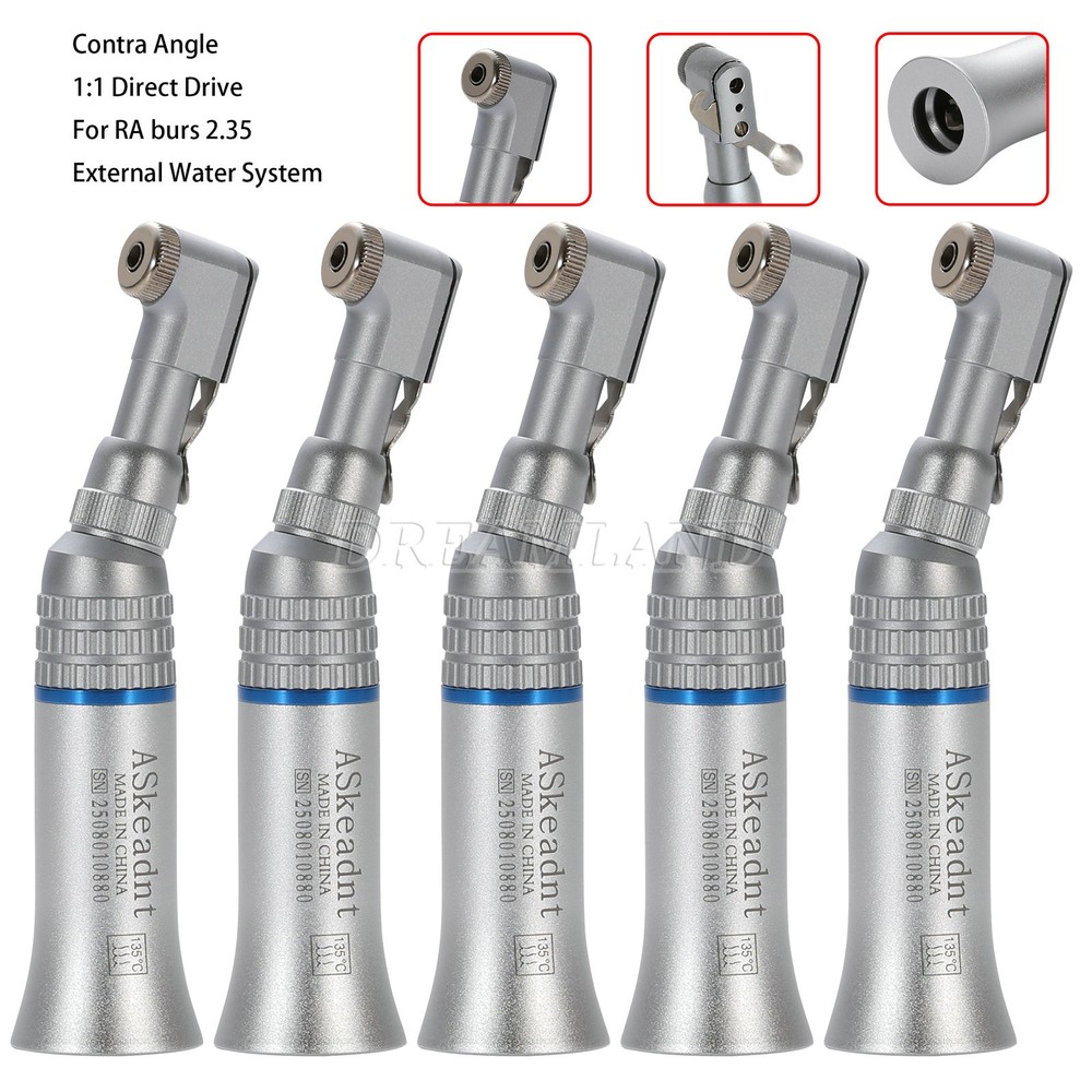 NSK Style Dental Slow Low Speed Contra Angle Handpiece Latch E-Type AS