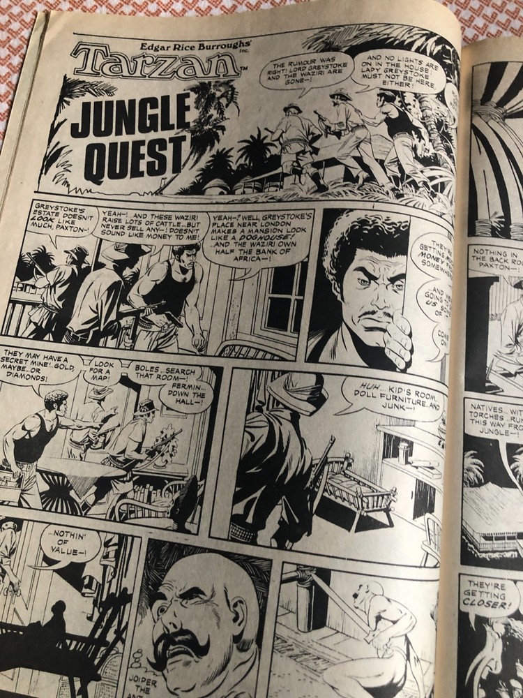 British TARZAN WEEKLY September 17, 1977 - Manning Studios Spiegle