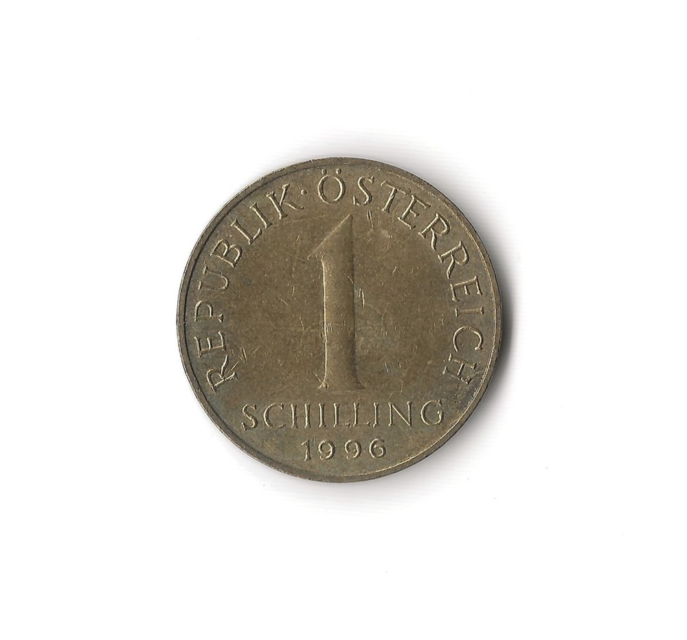 1996 Austria - 1 Schilling - 090 - Aluminum Bronze - 4.2g