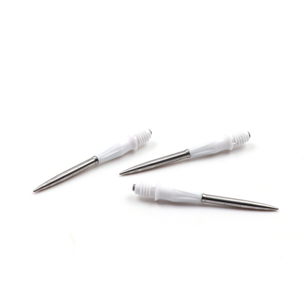 CUESOUL TOUCH-Point Conversion Dart Points for 2BA Soft Tip Darts-White