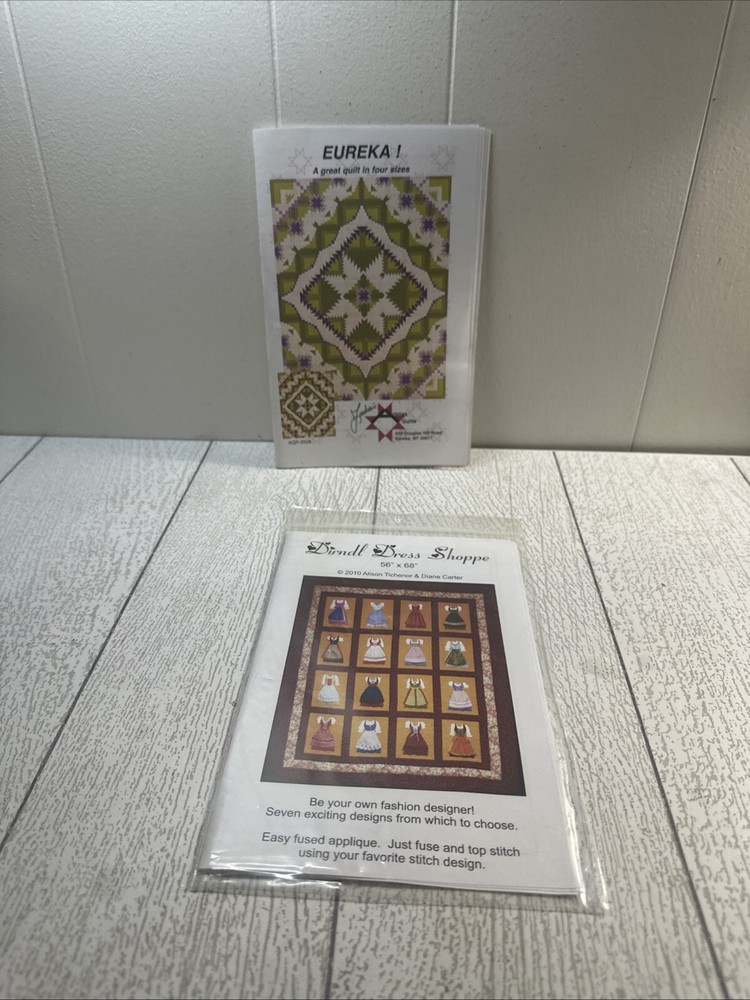 Vtg Quilt Block Pattern England Design Studios Lot Off 7 + 6 Various