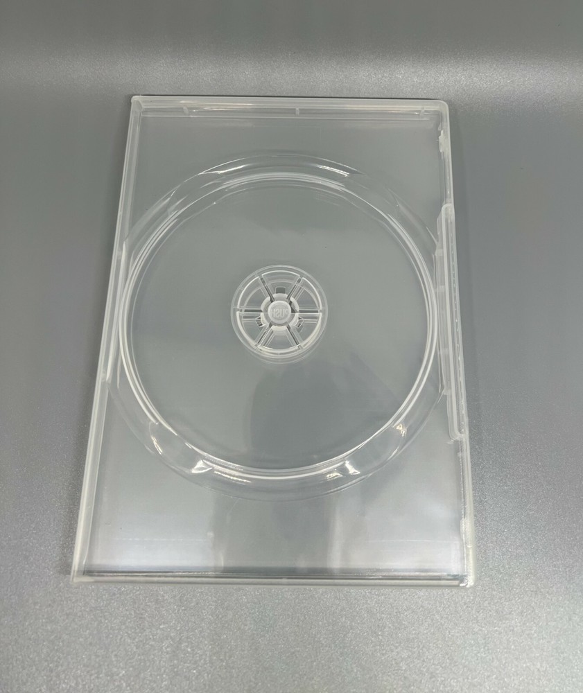 2 14MM DOUBLE DVD CASE WITH SLEEVES, SUPER CLEAR