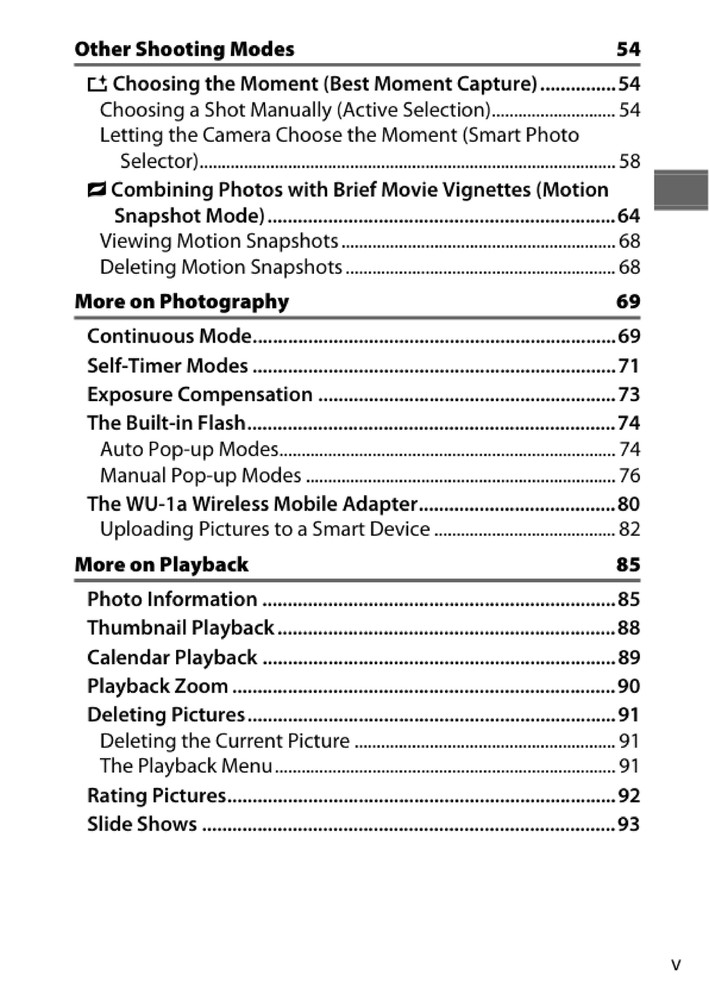 Nikon 1 S2 — User Reference Manual Guide — 234 Pages — Printed & Bound in USA