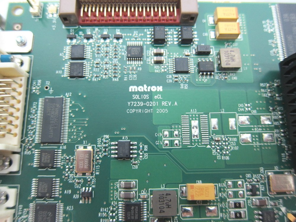 Matrox Solios eCL SOL6MCLDBE Y7239 REV A PCIe Frame Grabber