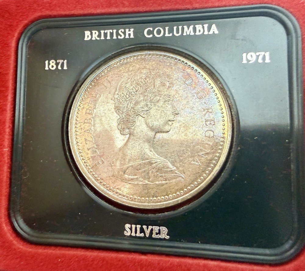 1971 Canada Proof Silver Dollar -  Queen Elizabeth II