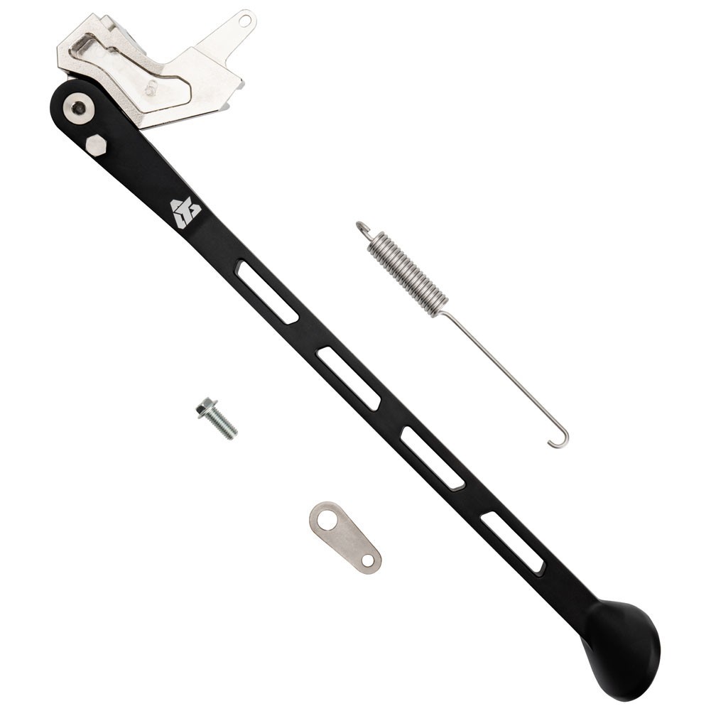 Tusk Black Aluminum Kickstand KTM SX SXF 125 150 250 300 350 450 2023-2026