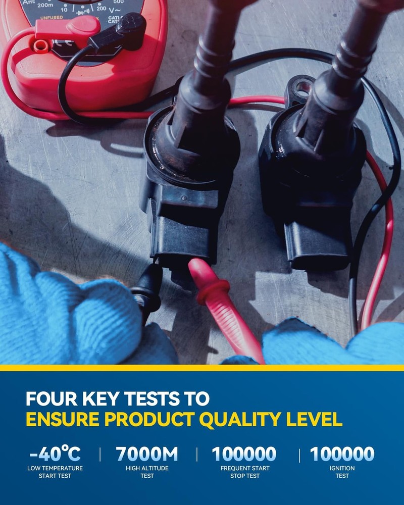 PHILTOP UF817 Ignition Coil Pack - 4 Pack Compatible with 2016-2018... Fast Ship