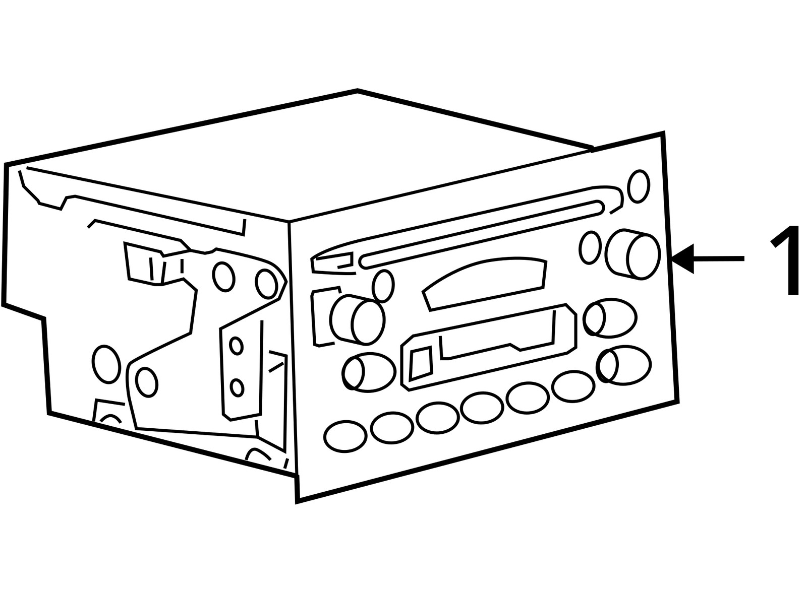 FITS 07-08 CHEVROLET COBALT & PONTIAC G5 RADIO AM/FM STEREO 25775628 - NEW OEM