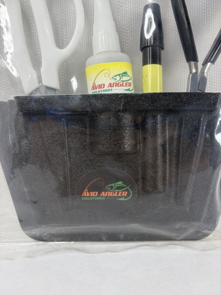 Avid Angler Solutions Essential Fishing Tool Kit Black Braid Scissors Pliers