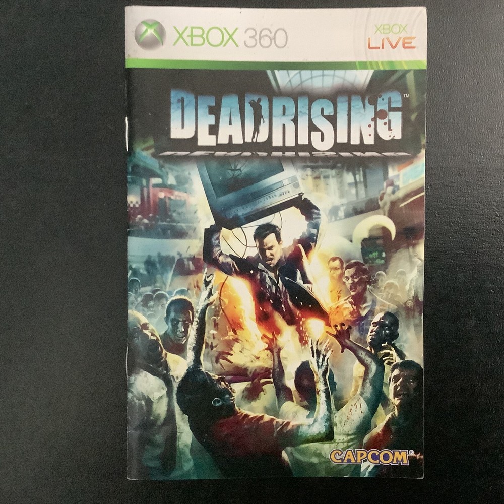 Dead Rising 1 Microsoft Xbox 360 Instruction Manual Only