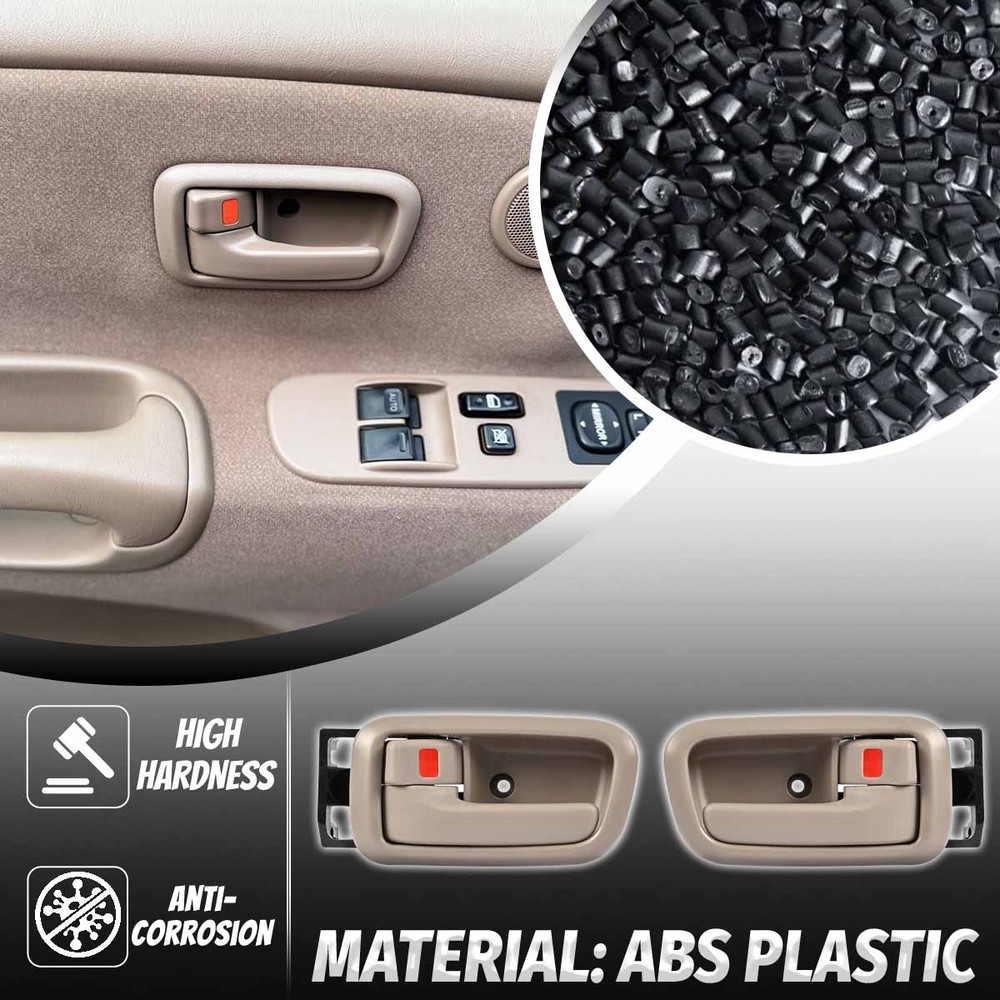 PAIR 2000-2006 For Toyota Tundra Bige Inner Door Pull Handle Front Left & Right