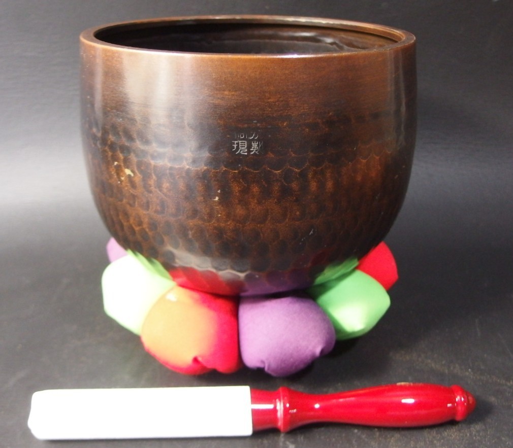 or2610 JAPANESE BUDDHIST SINGING BOWL ORIN 18cm / 7.1inch Width by BESSEI YUGEN