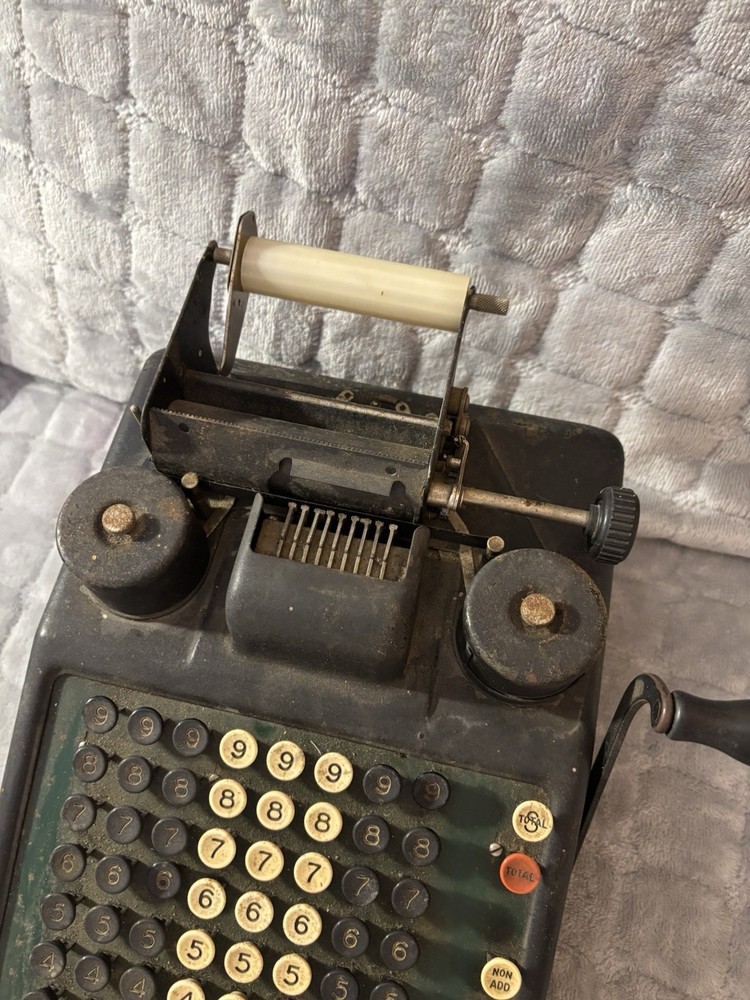 Burroughs Vintage Adding Machine In WORKING Condition