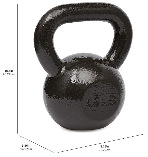 Cast Iron Kettlebell 45 Pounds