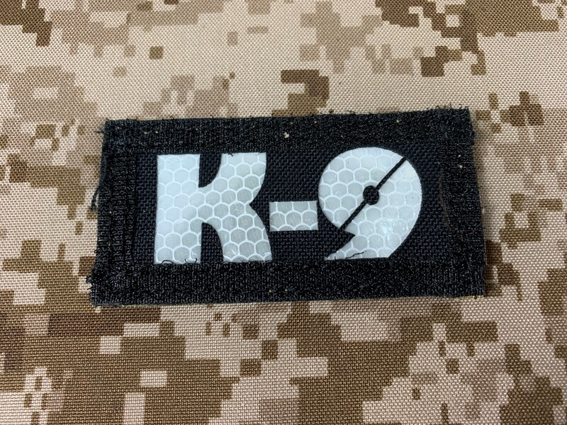 Emerson Gear Luminous & Reflective K-9 Patch (Black-DE) BD5464