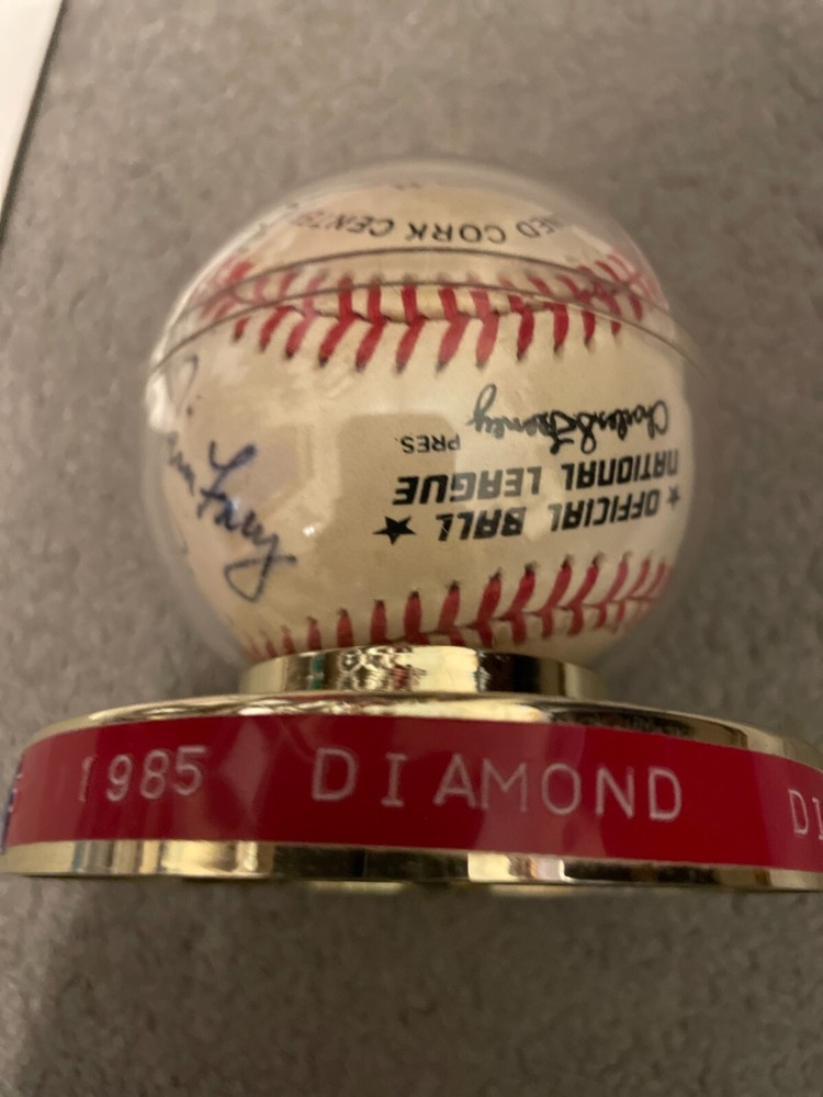 1985 Chicago Diamond Dinner Auto. Program + Associated Auto baseball