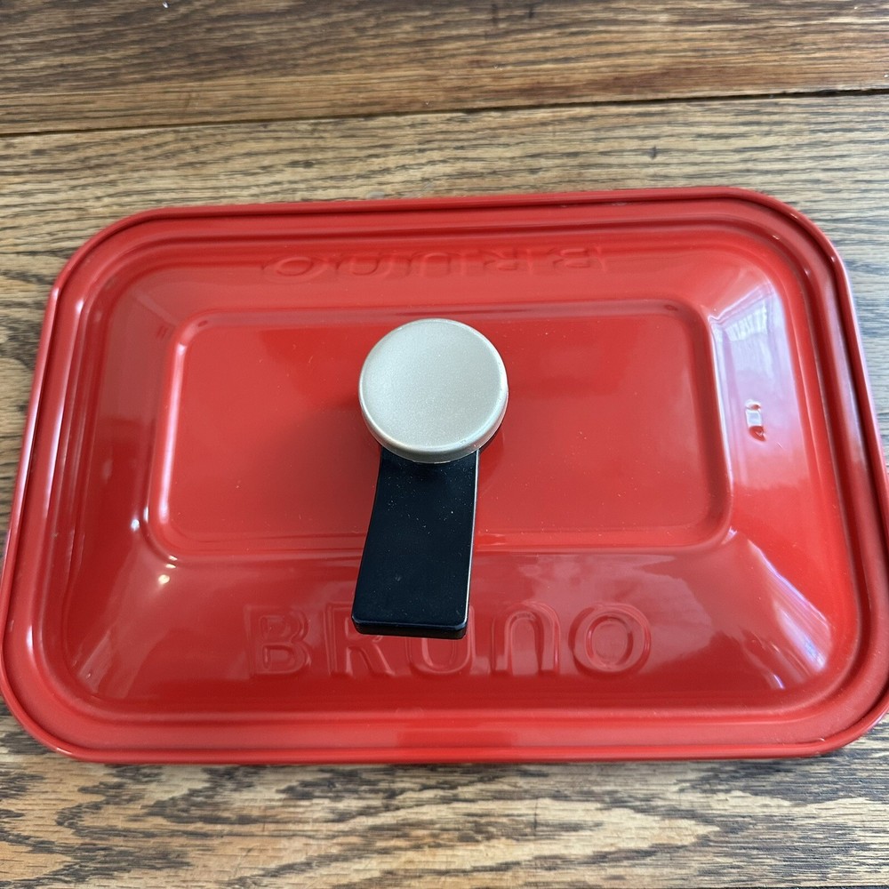 BRUNO BOE021 Replacement Red Lid & Hot Plate Only Preowned