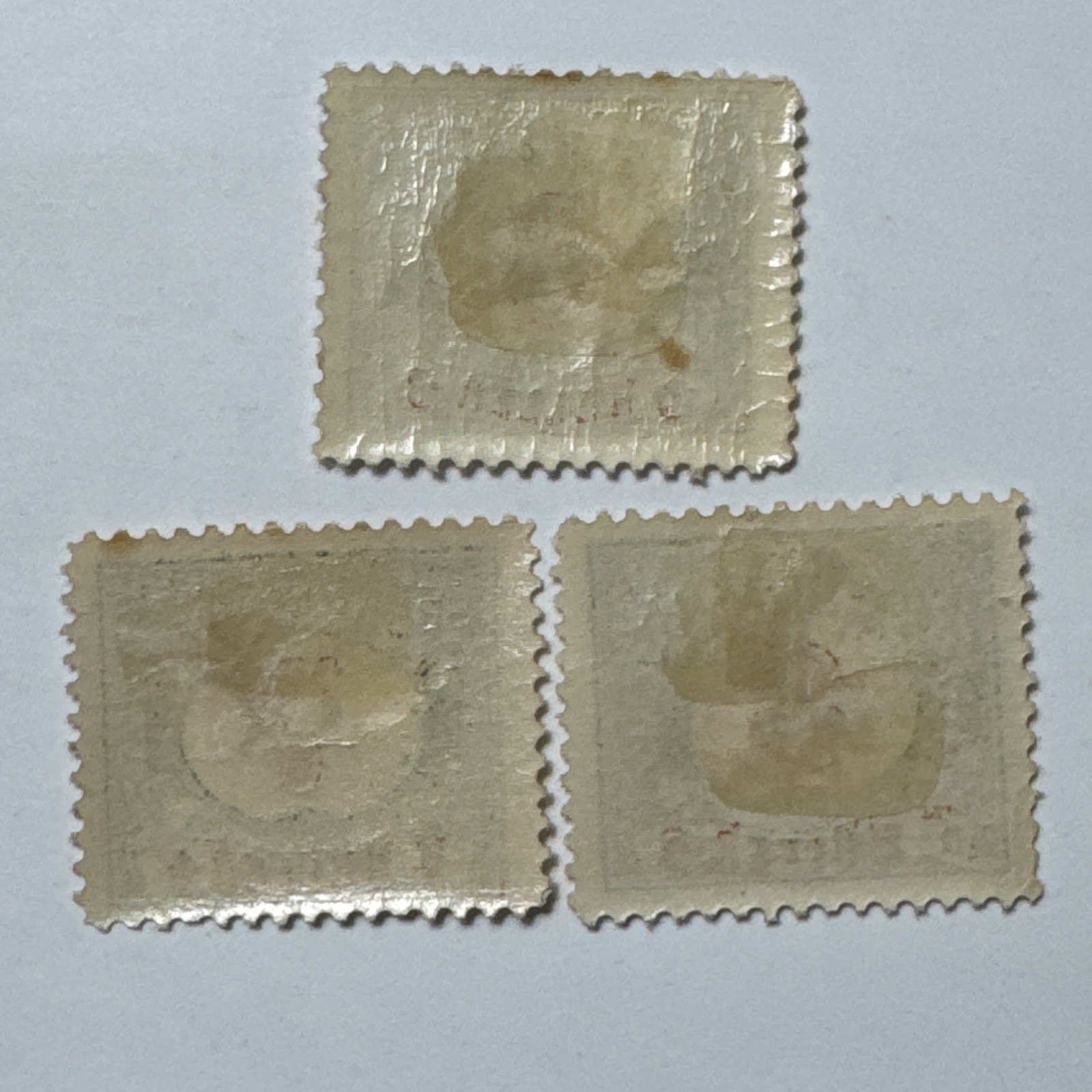 1919 Bosnia MH Kingdom Of Serbs Scott J23, J26 & J24 Postage Due Old Stamp