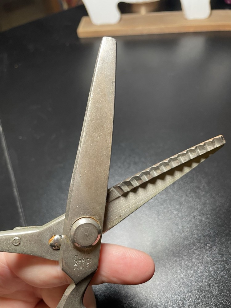 Lot of 2 Pinking Shears Scissors