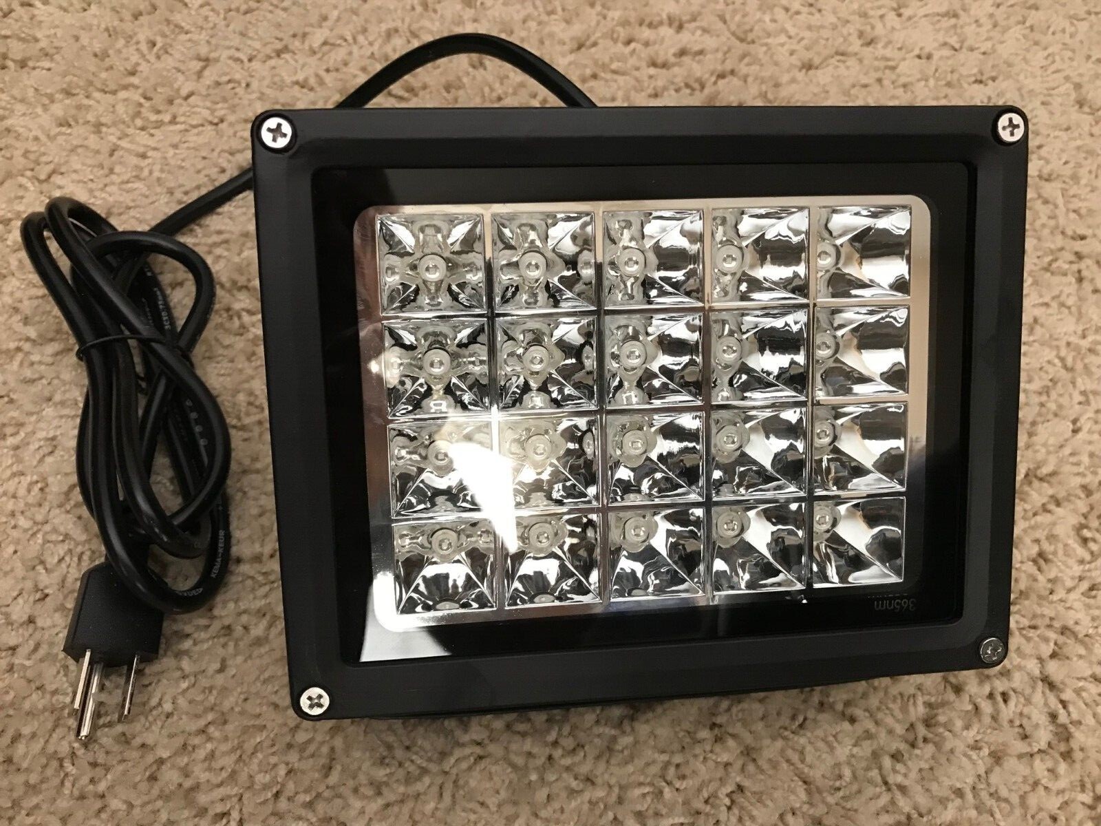 12w 365nm or 30w 365nm UV LED Outdoor Black Light flood light Halloween