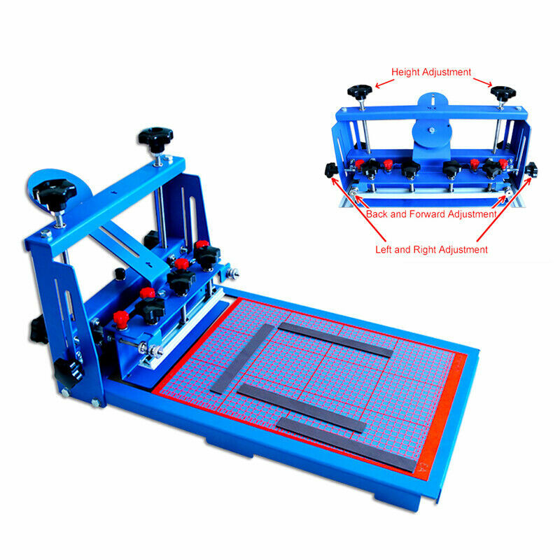 One Color Precision Three-directions Micro-registration Screen Printer USA Sell