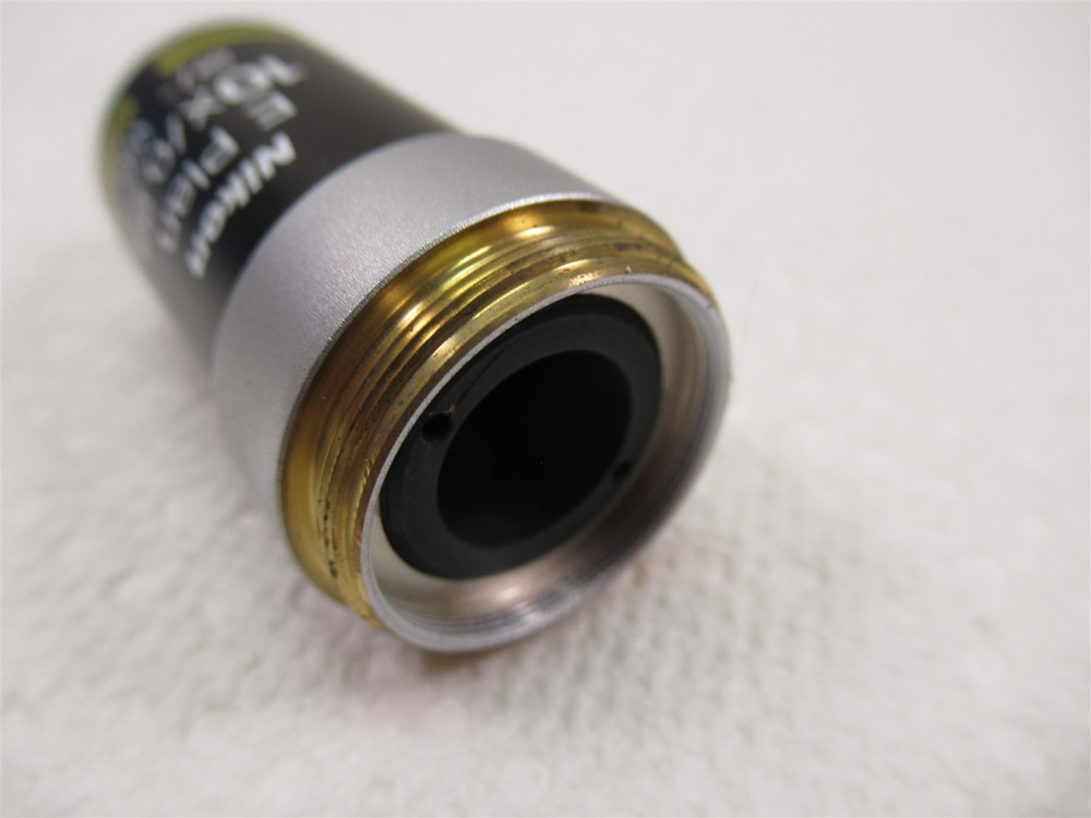 Nikon Eclipse E Plan 10x Microscope Objective Lens WD 7.0 0.25