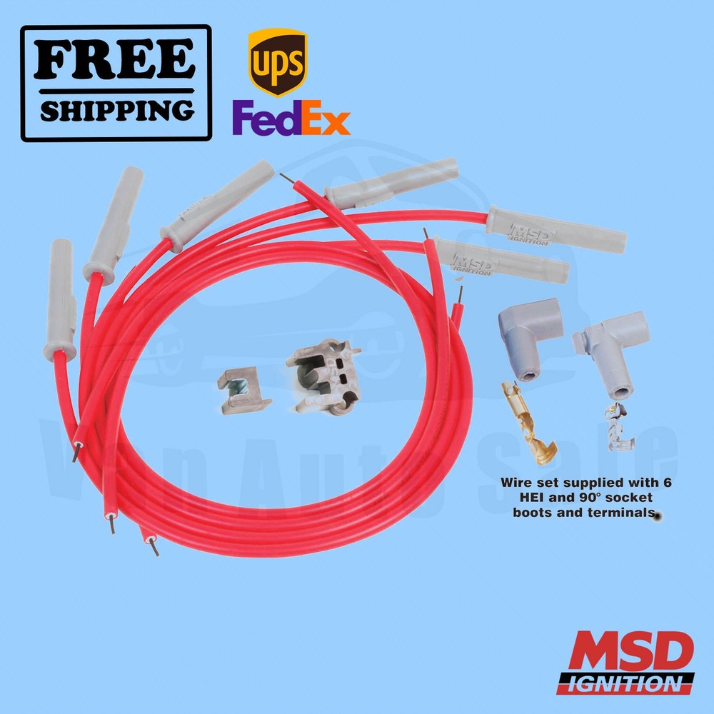 Spark Plug Wire Set MSD fits Mercury Sable 86-1995