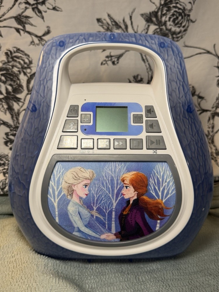 Disney Frozen 2 Bluetooth MP3 Karoake Machine Missing Microphone Working