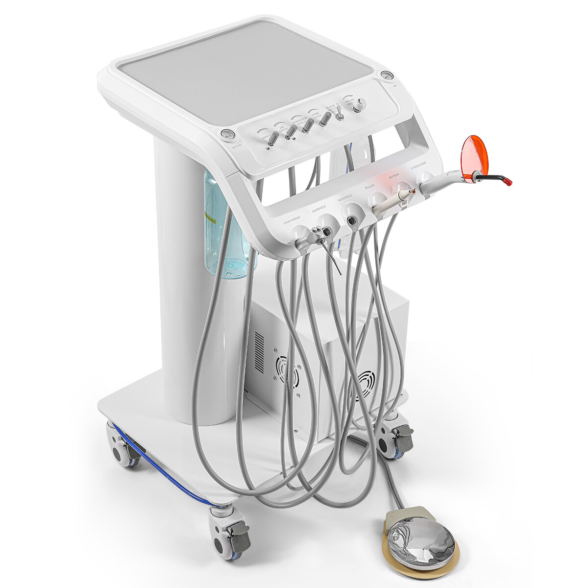 Dental Unit Chair Computer Controlled DC Motor+Stool/Delivery Unit/Handpiece Kit