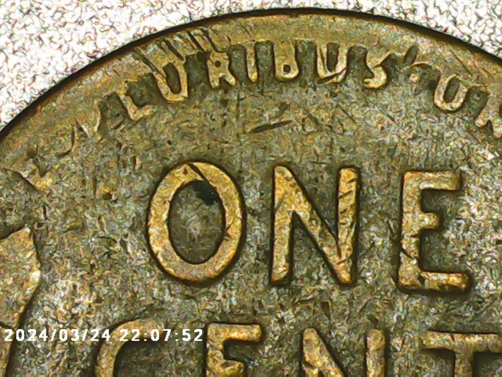 1919 No Mint Mark Wheat Penny Lamenation Error Obverse/Reverse