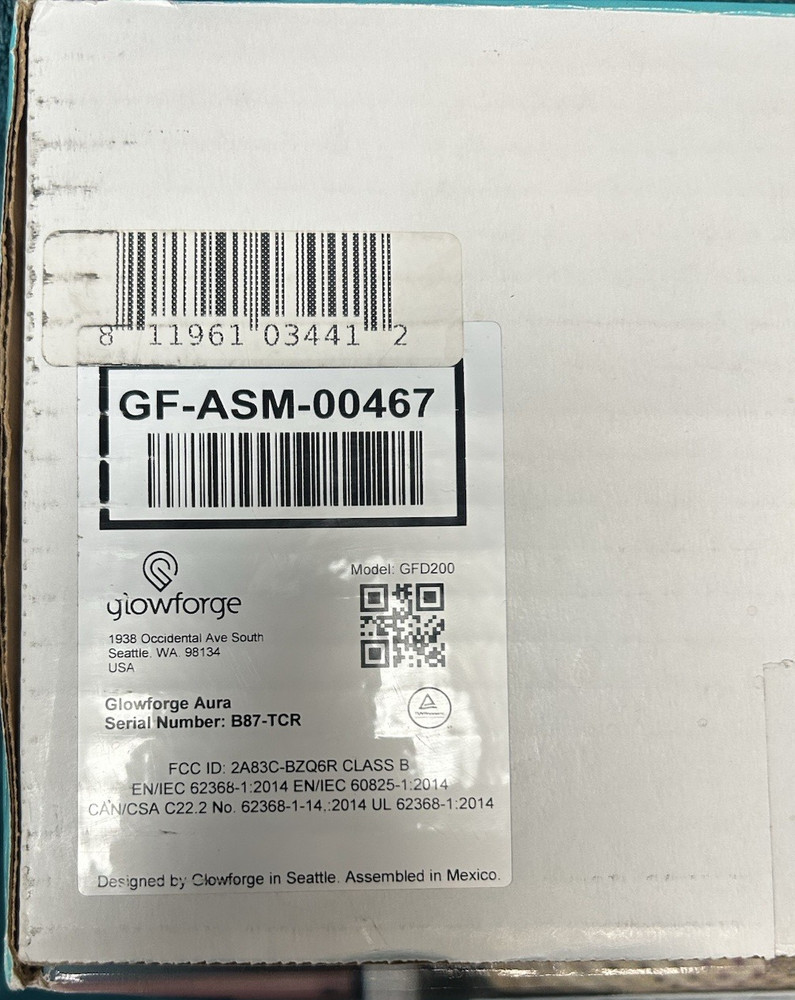 Glowforge - Aura Laser 3D Printer - White - GF-ASM-00467