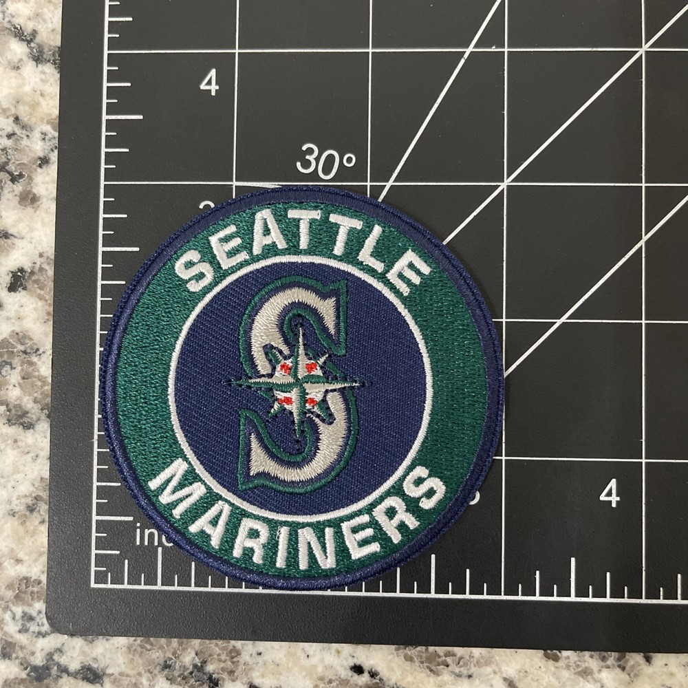 Seattle Mariners Baseball Patch MLB Embroidered Iron/Sew On 3x3 Inch