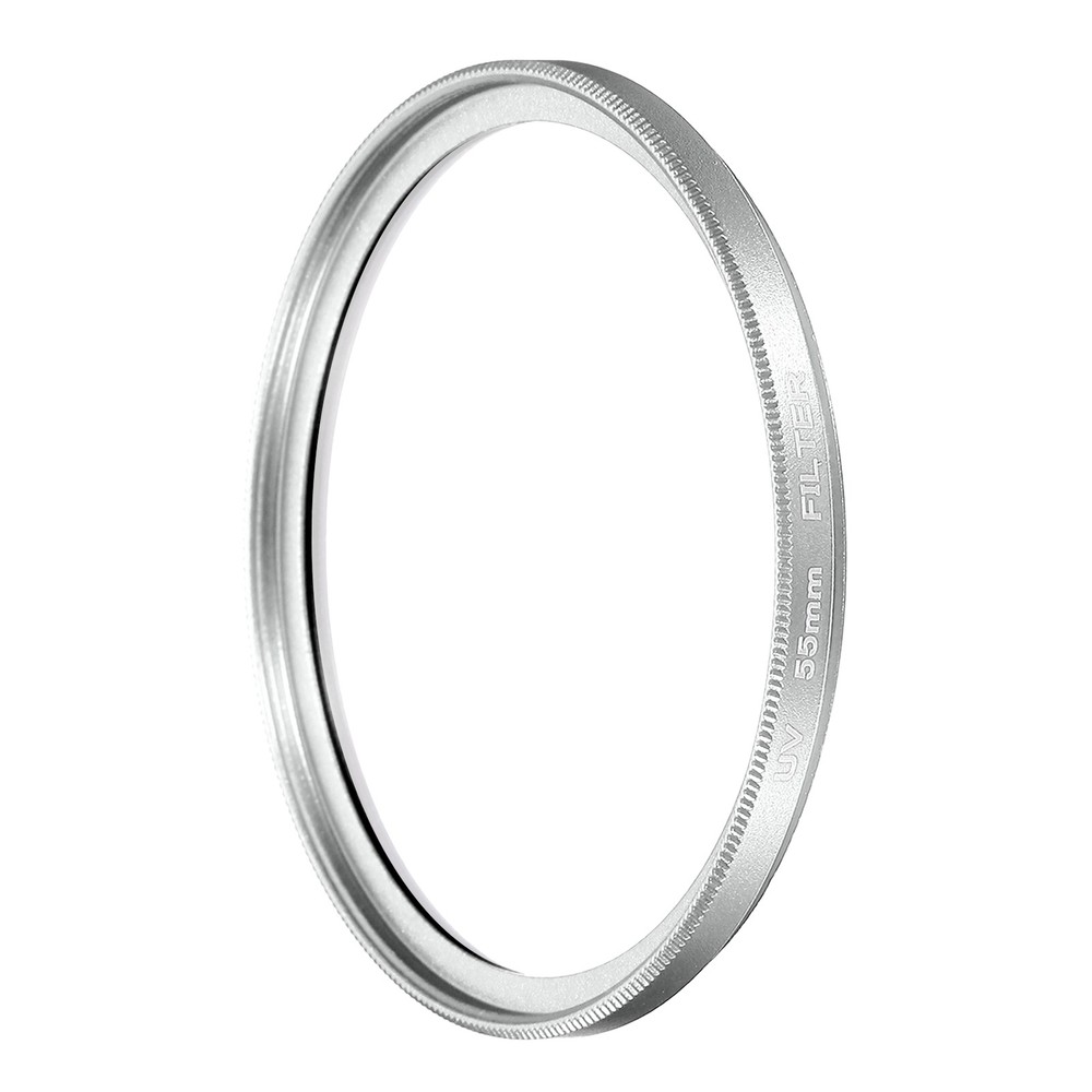 55mm Ultra Slim Lens Filter Multi Coating Camera Len Filter, Silver