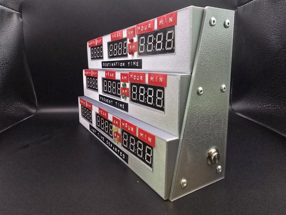 Back to the Future Time Circuit Clock V2 | WiFi or Standalone Smart Clock