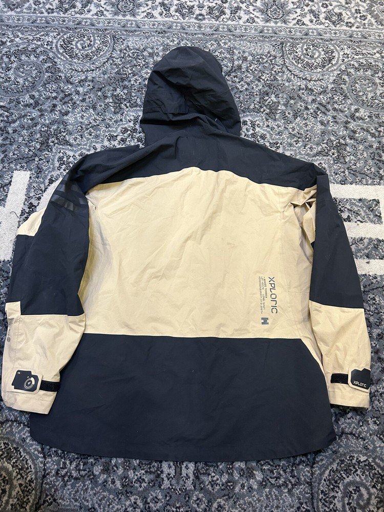 Size XL - Adidas Xploric RR jacket Outer Shell - Tan / Black
