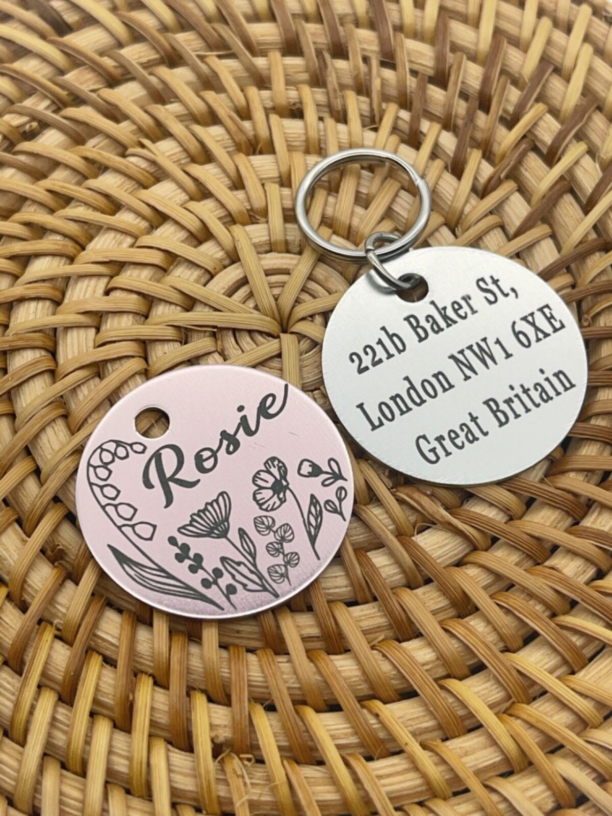 PAWPAW TAGS Customize Dog Cat ID Tags Personalized Pet ID Tags Designed