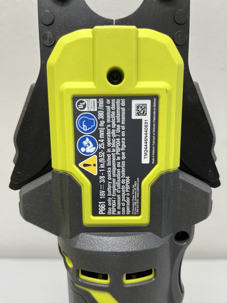 RYOBI ONE+ 18V PEX Crimp Ring Press Tool (Tool Only)