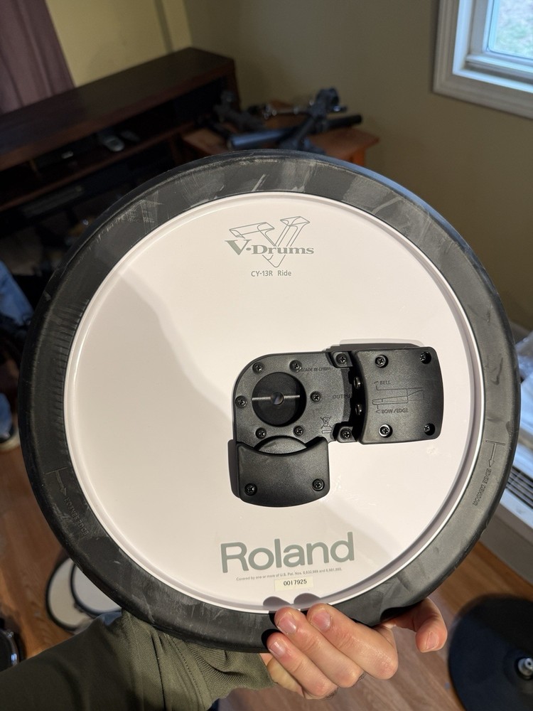 Roland CY-13R Ride White Back