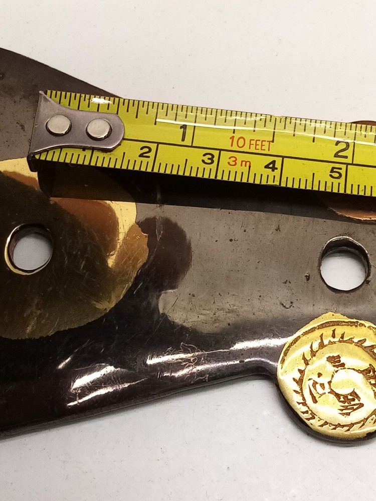 Brass Elephant Head Shape Door Knocker-damaged