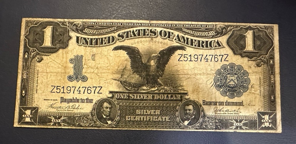 1899 $1 Black Eagle Silver Certificate Large Size