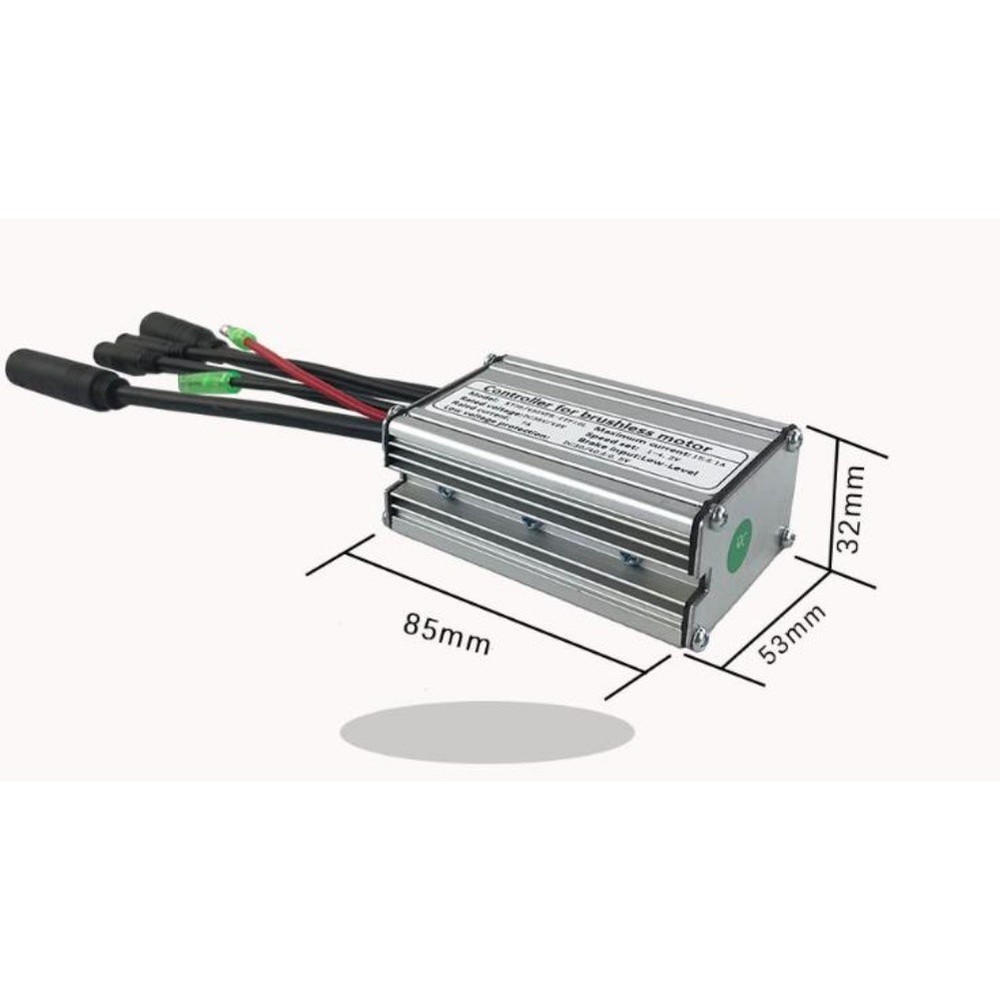 36V 48V 15A Electric Bicycle Brushless Controller Sine Wave With Light Wire